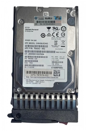 Жесткий диск HP J9F41A 450Gb MSA 15000 SAS 2,5" HDD