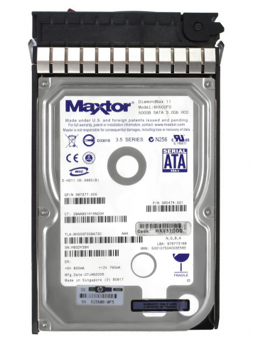Жесткий диск HP 416509-002 500Gb  SATAII 3,5" HDD