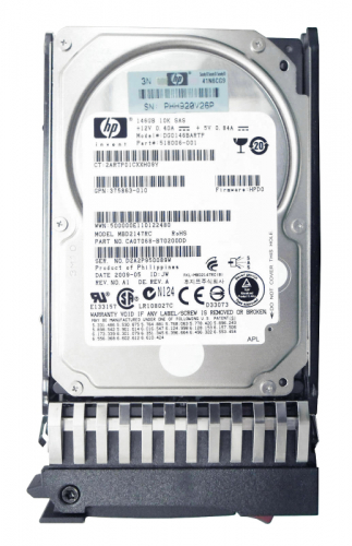 Жесткий диск HP CA07068-B70200DD 146Gb  SAS 2,5" HDD
