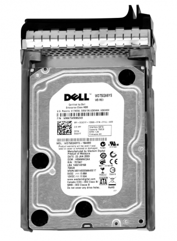 Жесткий диск Dell WD7502ABYS-18A6B0 750Gb  SATAII 3.5" HDD