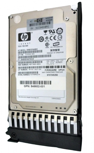 Жесткий диск HP DH0072FAQRD 72Gb  SAS 2,5" HDD