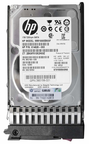 Жесткий диск HP 625609-B21 1Tb  SATAII 2,5" HDD