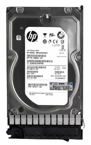 Жесткий диск HP 397377-024 1Tb  SATAII 3,5" HDD