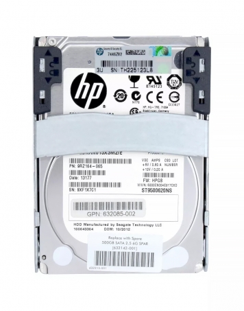 Жесткий диск HP 632078-B21 500Gb 7200 SATAIII 2,5" HDD