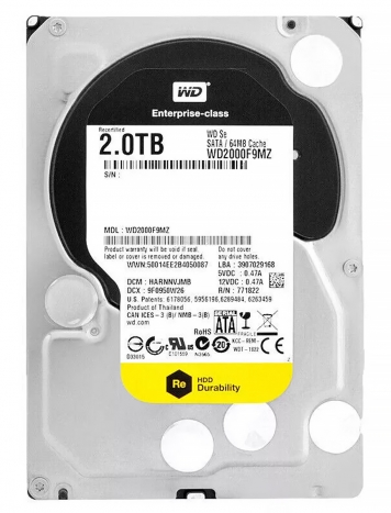 Жесткий диск Western Digital WD2000F9MZ 2Tb 7200 SATAIII 3.5" HDD