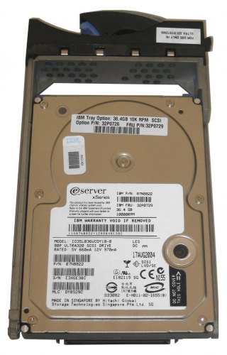 Жесткий диск IBM 19K1240 73,4Gb 10000 U320SCSI 3,5" HDD