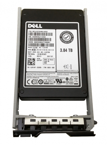 Жесткий диск Dell 400-AXPF 3,84Tb SAS 2,5" SSD