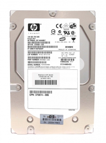 Жесткий диск HP 418021-001 146Gb 15000 SAS 3,5" HDD