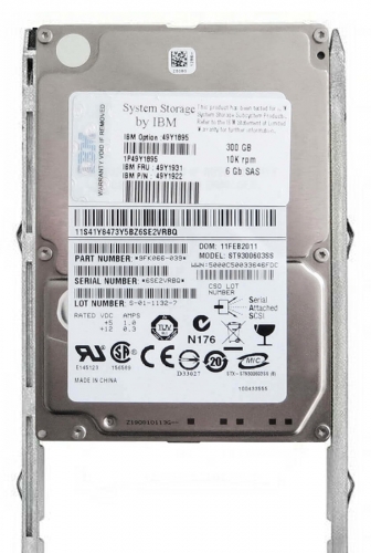 Жесткий диск IBM 49Y1922 300Gb 10000 SAS 2,5" HDD