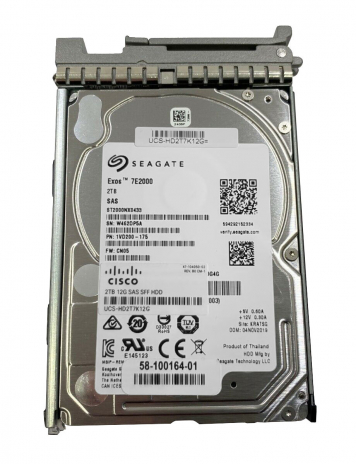 Жесткий Диск Cisco UCS-HD2T7K12G 2Tb 7200 SAS 2,5" HDD