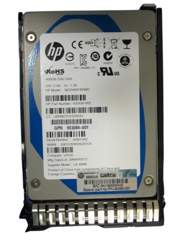Жесткий диск HP 653084-001 400Gb SAS 2,5" SSD