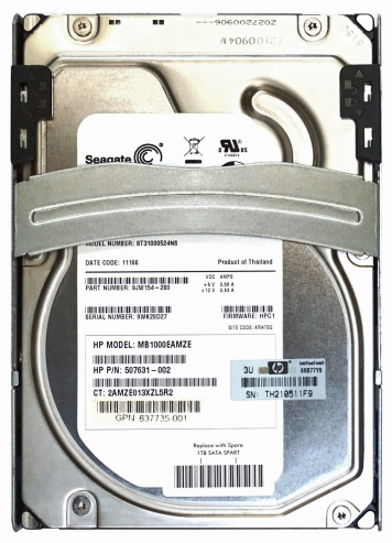 Жесткий диск HP 659034-B21 1Tb 7200 SATAII 3.5" HDD