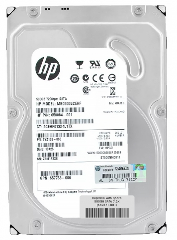 Жесткий диск HP 659571-001 500Gb SATAIII 3,5" HDD