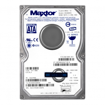 Жесткий диск Maxtor 6V080E0 80Gb 7200 SATAII 3.5" HDD