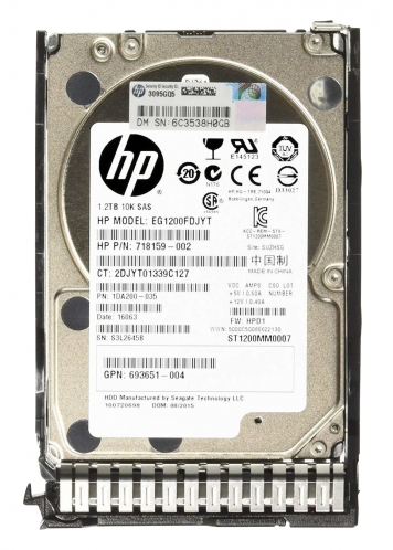Жесткий диск HP 718292-001 1,2Tb 10000 SAS 2,5" HDD