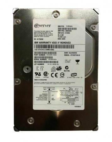 Жесткий диск IBM 26K5680 36,4Gb  U320SCSI 3.5" HDD