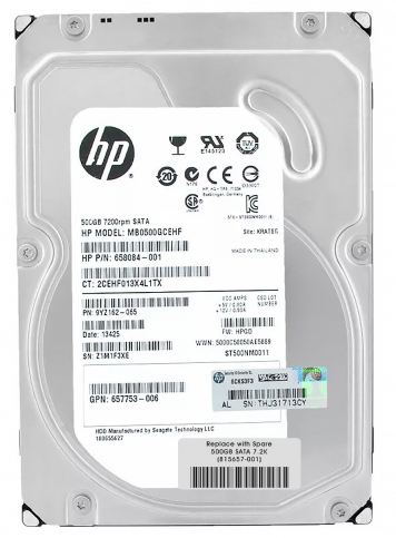 Жесткий диск HP 815657-001 500Gb  SATAIII 3,5" HDD