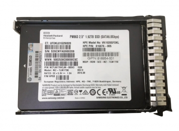 Жесткий диск HP 816954-001 1.92Tb SATAIII 2,5" SSD