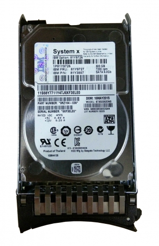 Жесткий диск IBM 81Y9727 500Gb  SATAIII 2,5" HDD