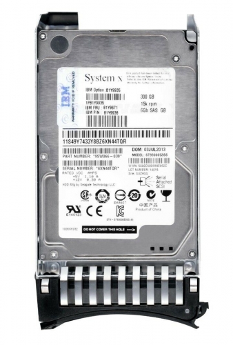 Жесткий диск IBM 81Y9938 300Gb  SAS 2,5" HDD