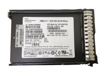 Жесткий диск HP 842507-001 1.92Tb SATAIII 2,5" SSD