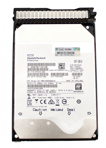 Жесткий диск HP 857967-001 10Tb 7200 SATAIII 3.5" HDD