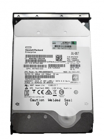 Жесткий Диск HP 873840-001 10Tb 7200 SATAIII 3,5" HDD