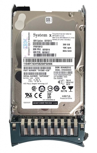 Жесткий диск IBM 90Y8913 300Gb 10000 SAS 2,5" HDD