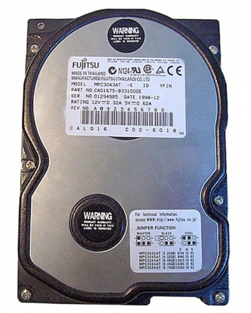 Жесткий диск Fujitsu CA06297-B904 40Gb 4200 IDE 2,5" HDD
