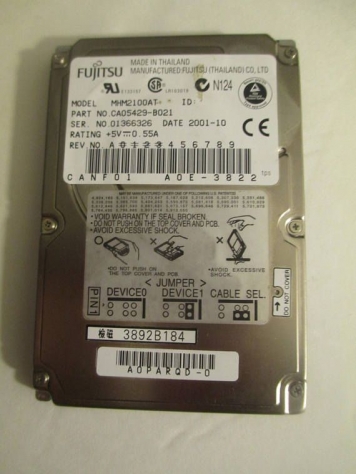 Жесткий диск Fujitsu MHM2100AT 10Gb 4200 IDE 2,5" HDD