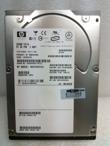 Жесткий диск HP 359669-001 250Gb 10000 Fibre Channel 3,5" HDD