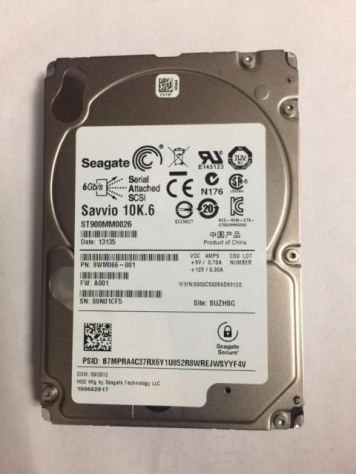 Жесткий диск HP 727393-001 900Gb 10000 SAS 2,5" HDD