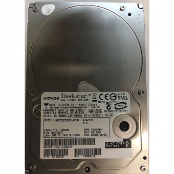 Жесткий диск Hitachi 0A32010 200Gb 7200 IDE 3.5" HDD