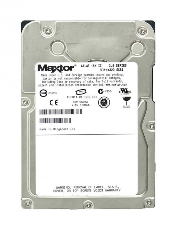 Жесткий диск Maxtor 8E147L0 146Gb 15000 U320SCSI 3.5" HDD