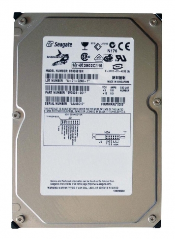 Жесткий диск Seagate 9V7004 36,9Gb 7200 U20SCSI 3.5" HDD