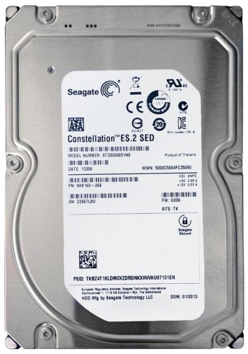 Жесткий диск Seagate 9XK160 3Tb 7200 SATAIII 3.5" HDD