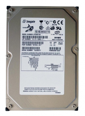 Жесткий диск Seagate ST336918N 36,9Gb 7200 U20SCSI 3.5" HDD