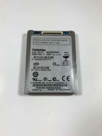 Жесткий диск Toshiba 418643-002 80Gb 4200 IDE 1,8" HDD