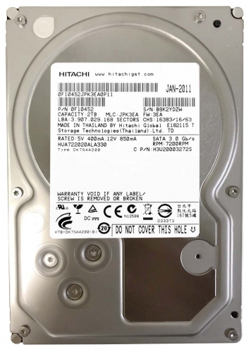 Жесткий диск Hitachi H3V20003272S 2Tb  SATAII 3,5" HDD