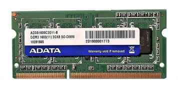 Оперативная память Adata AD3S1600C2G11-B DDRIII 2Gb