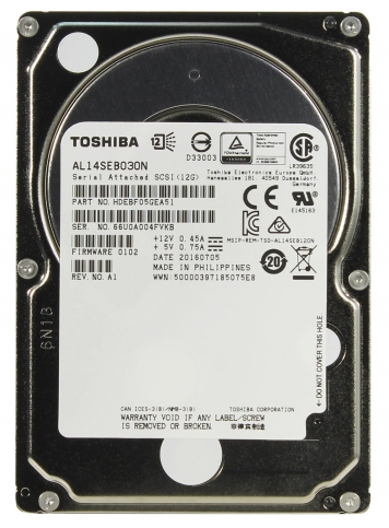 Жесткий диск Toshiba AL14SEB030N 300Gb 10500 SAS 2,5" HDD