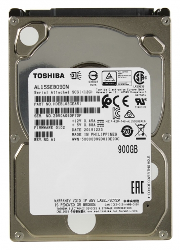 Жесткий диск Toshiba HDEBL03GEA51 900Gb 10500 SAS 2,5" HDD