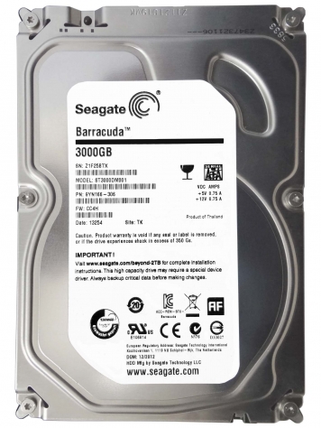 Жесткий диск Seagate ST3000DM001 3Tb  SATAIII 3,5" HDD