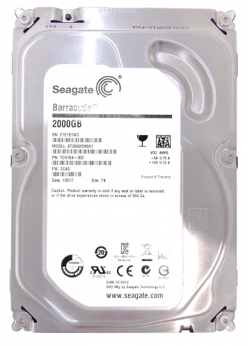 Жесткий диск Seagate ST2000DM001 2Tb  SATAIII 3,5" HDD