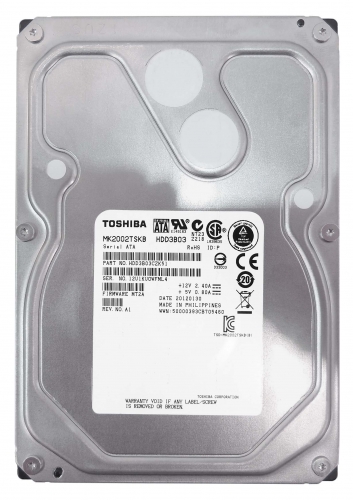 Жесткий диск Toshiba MK2002TSKB 2Tb  SATAII 3,5" HDD