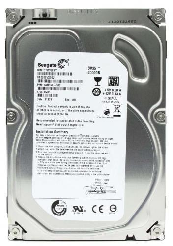 Жесткий диск Seagate ST2000VX002 3Tb  SATAIII 3,5" HDD