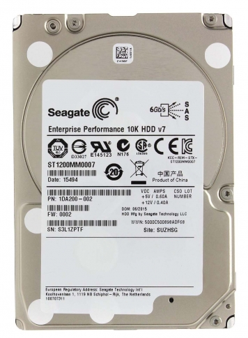 Жесткий диск Seagate 1DA200 1200Gb  SAS 2,5" HDD