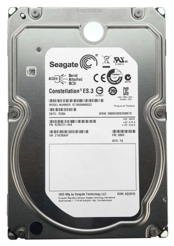 Жесткий диск Seagate ST1000NM0023 1Tb  SAS 3,5" HDD