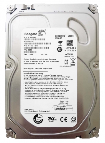 Жесткий диск Seagate ST1000DL002 1Tb  SATAII 3,5" HDD