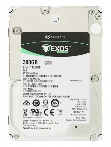 Жесткий диск Seagate ST300MP0006 300Gb 15000 SAS 2,5" HDD